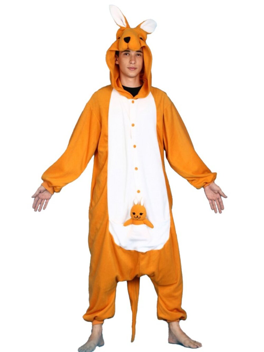 Kangaroo Onesie Kigurumi Adult Unisex Halloween Costume Pajamas Cosplay